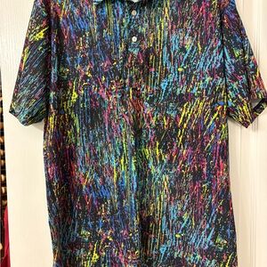 Vibrant Multicolor Polo Shirt for Men